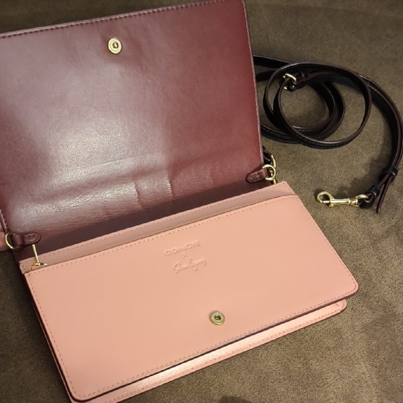 Coach Selena Gomez Blush Pink Crossbody Bag 🩷🩷🩷🩷 Unique 🩷🩷🩷 - Picture 4 of 15